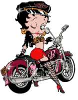 Hot Betty on bike!! - Cinema, tv - Cartoons - Betty Boop!!!!!!!!